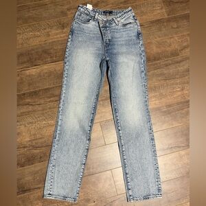 Buffalo David Bitton Women's Light Blue Straight Leg Jeans